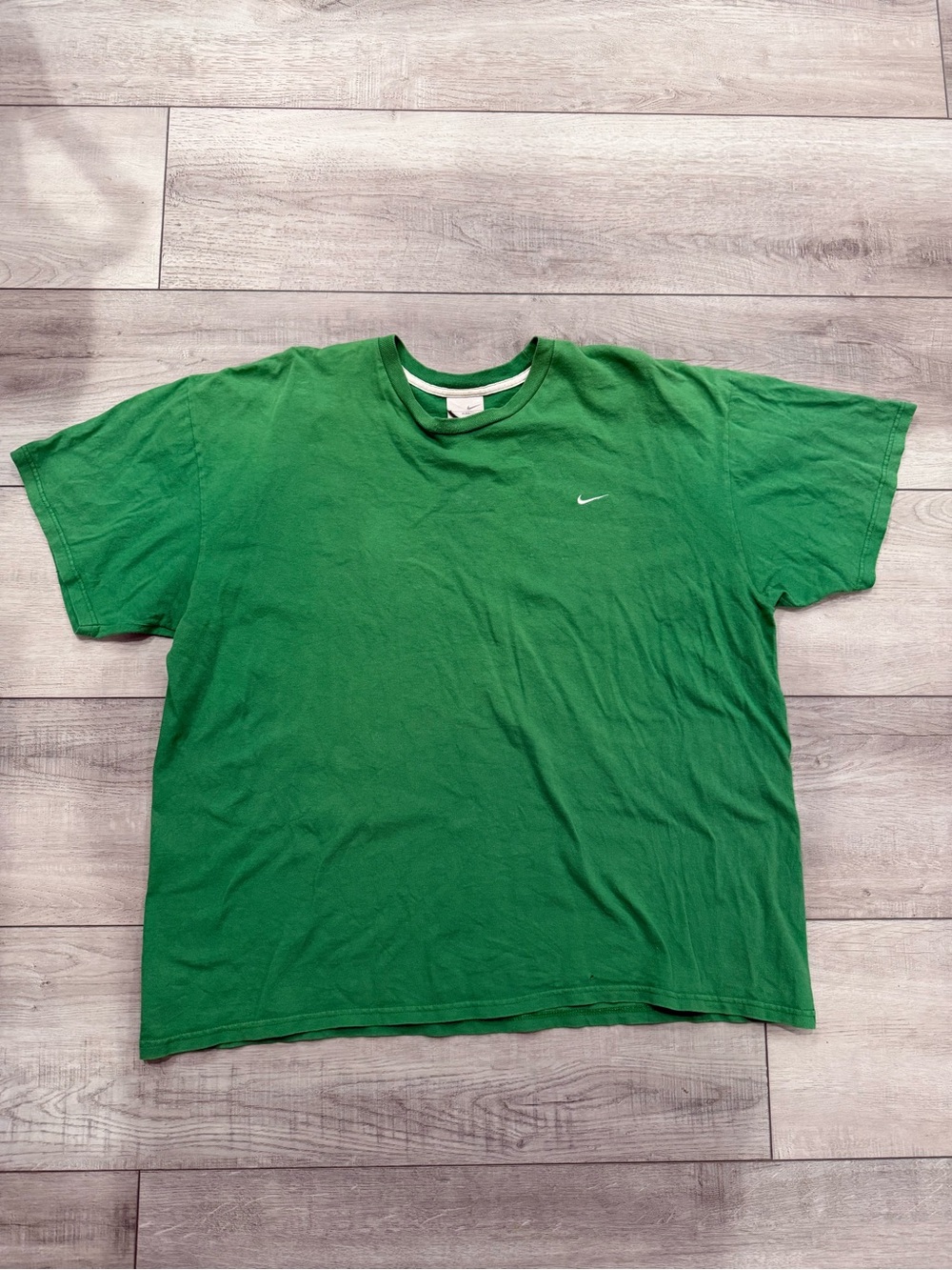 Nike Green Short-Sleeve Swoosh Tee